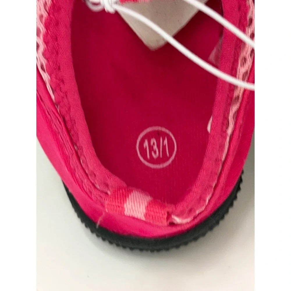 Bobbie Brooks Girls Hot Pink Mesh Water Shoes Aqua Socks Size 13/1 SS21